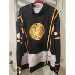 NEW RARE Mens‎ Size 2XL Hoodie Black Ranger Ninjetti Power Rangers Hoodie